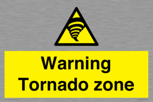 Warning Tornado zone